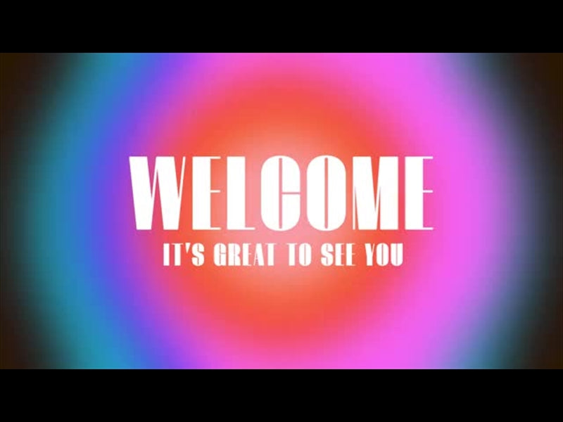 Ellipse Blur Welcome