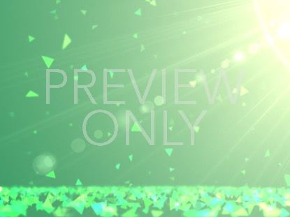 Spring Shapes Gold Green