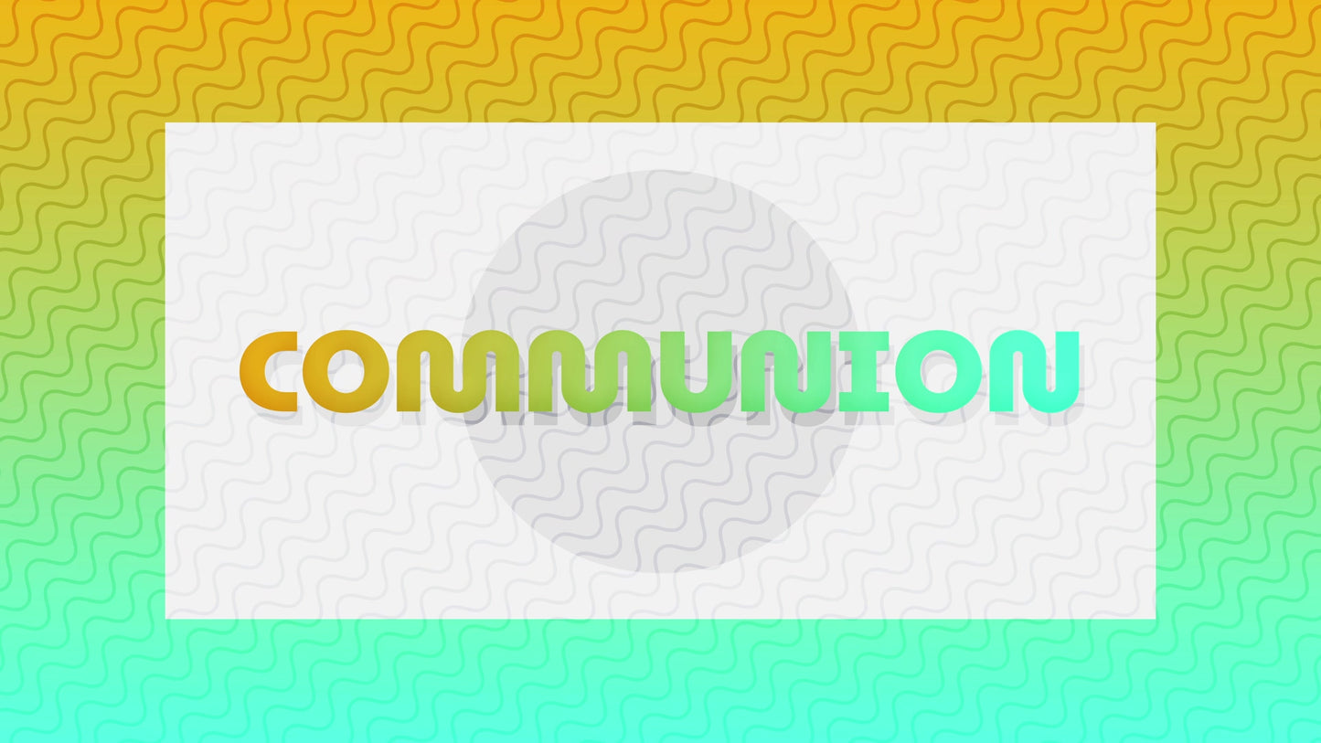 Line Art Communion Still