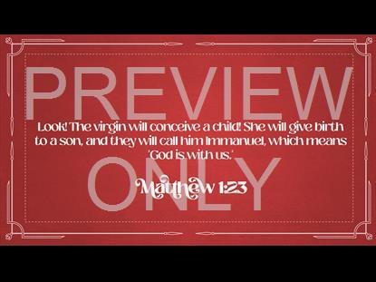 Christmas Volume Four Scripture Still