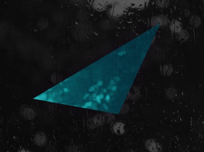 Blue And Grey Triangle Geo