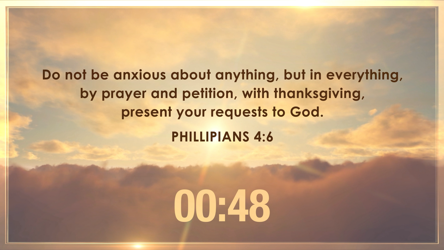 Above The Cloud - Scripture Countdown