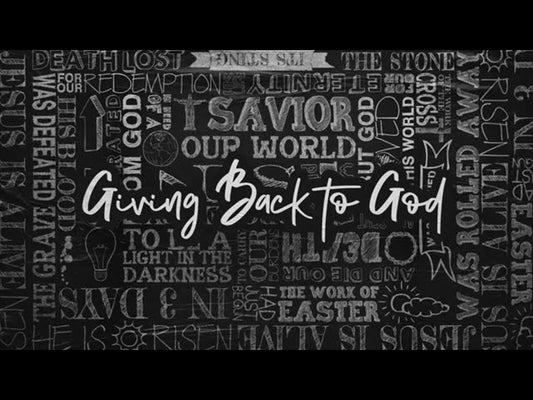 Handwritten Easter Offering