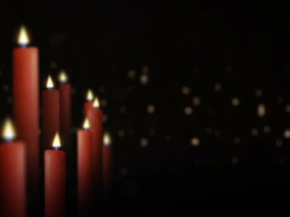 Christmas Candles Offset