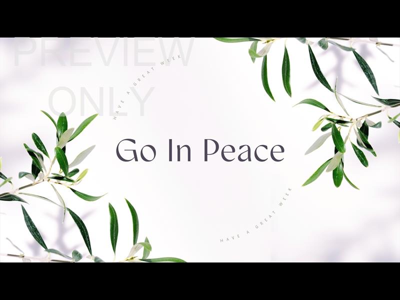Fruit Of The Spirit Go In Peace Still