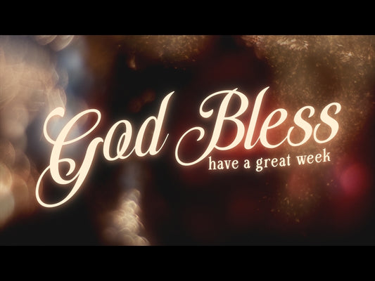 Glory And Wonder God Bless