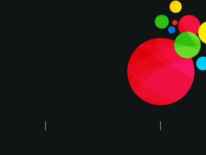 Colored Bubbles Blank
