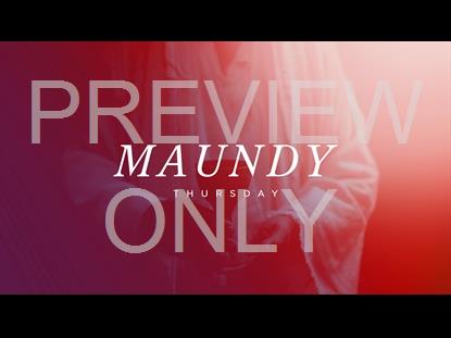Images Of Jesus Maundy Thursday