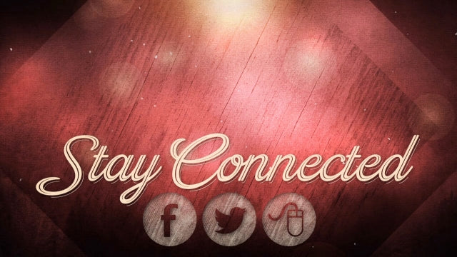 Christmas Bokeh Stay Connected