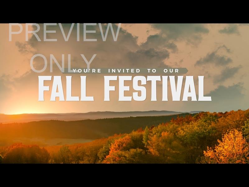 Wilderness Fall Festival Still