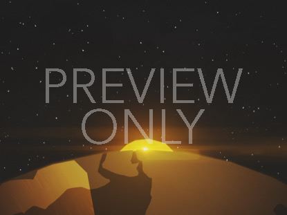 Winter Light Earth Stars