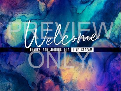 Canvas Stream Welcome Still