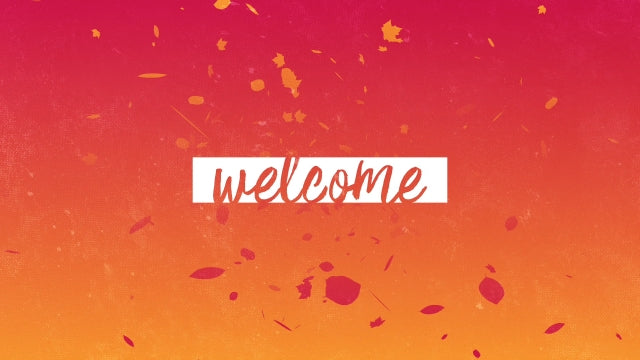 Gradient Leaves Welcome