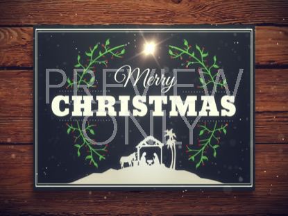 Christmas Manger Still 1