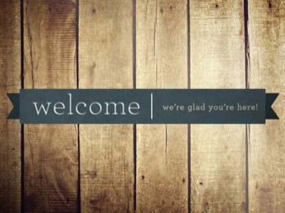 Wood Pallet Welcome