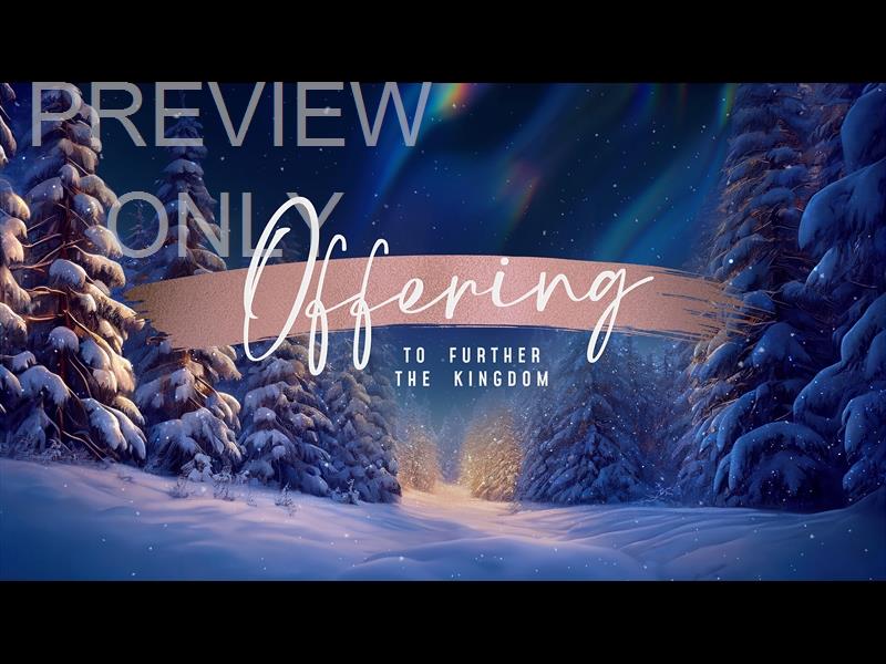 Christmas Snow Offering Still