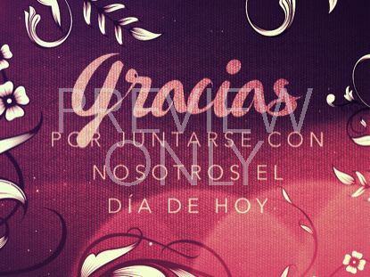 Filigree Flowers Closing Still - Spanish