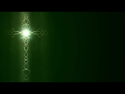 Glass Cross Green
