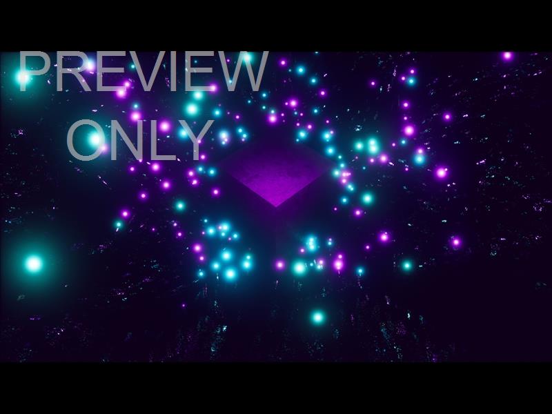 Fluorescent Cave Cube Still