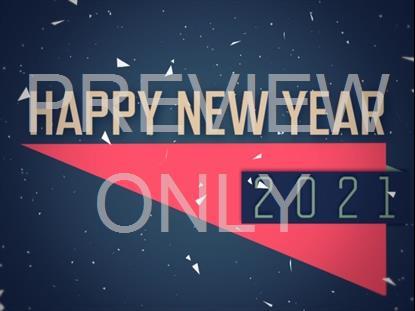 Confetti Happy New Year 2021