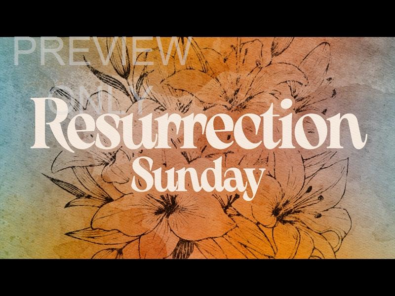 Easter Canvas Resurrection Sunday Still