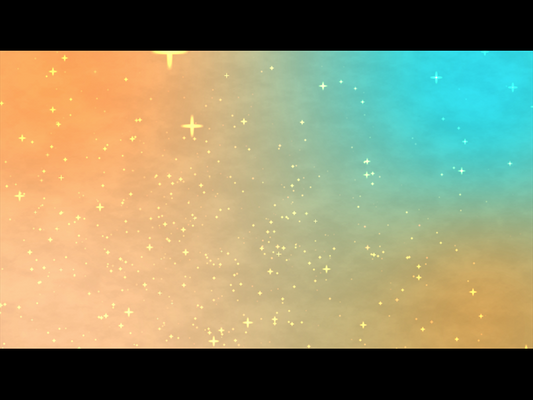 Stars On Blue And Orange: Simple Motion Background