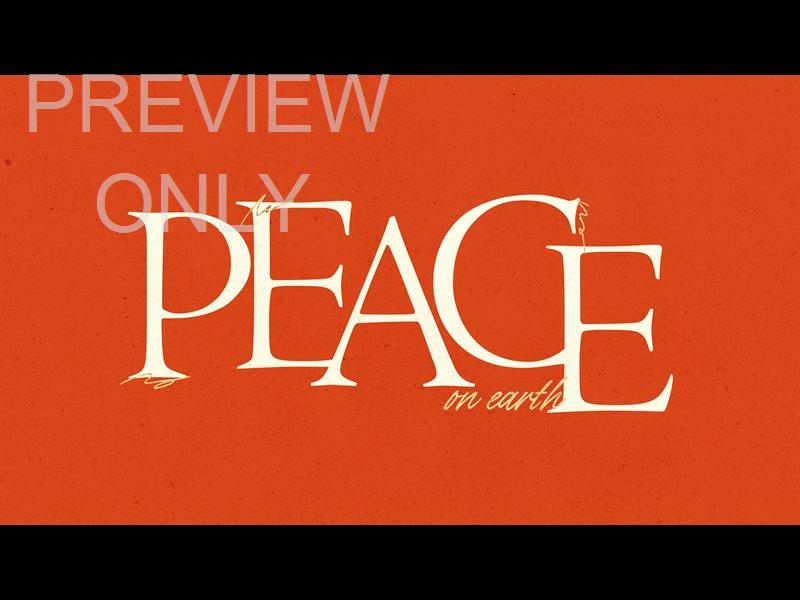 Advent Type Peace Title Still