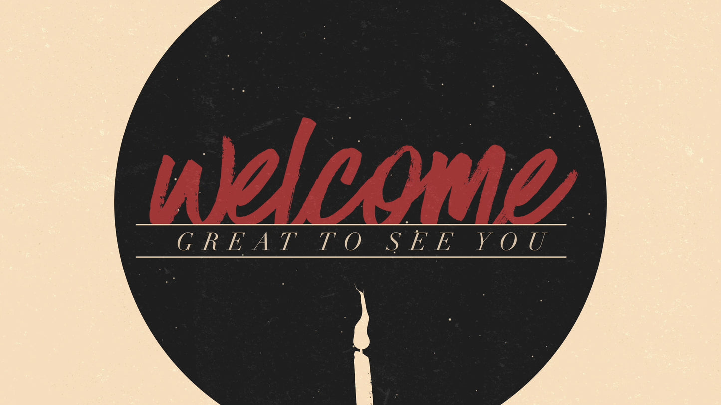 Modern Advent Title Welcome