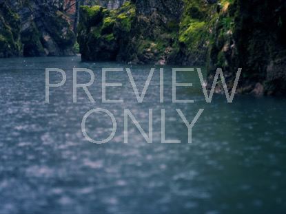 Cliffs And Lake Saturated