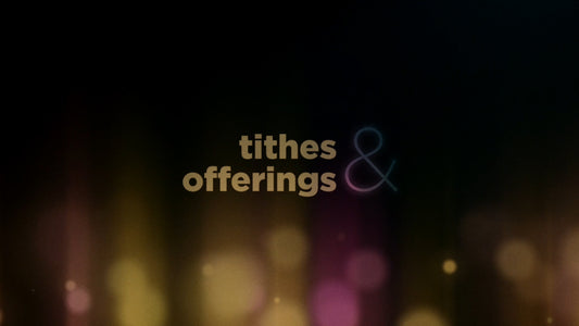 Earth Tone Glow Tithes Offerings