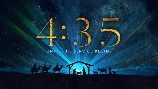 Silent Night Nativity Countdown