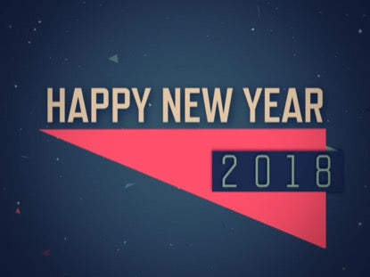 Confetti Happy New Year 2018