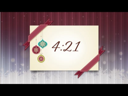 Folk Christmas Card Countdown