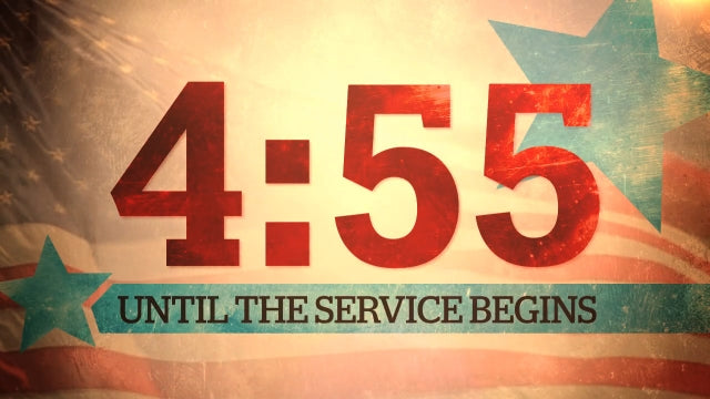 Flag And Stars Countdown