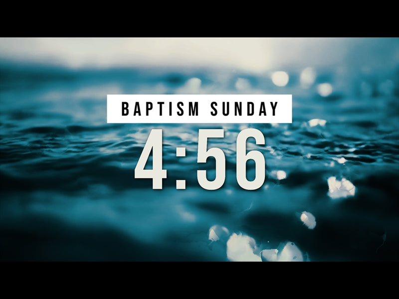 Baptism Sunday Countdown