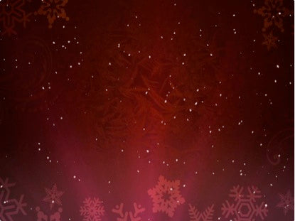 Christmas Background Snow Red