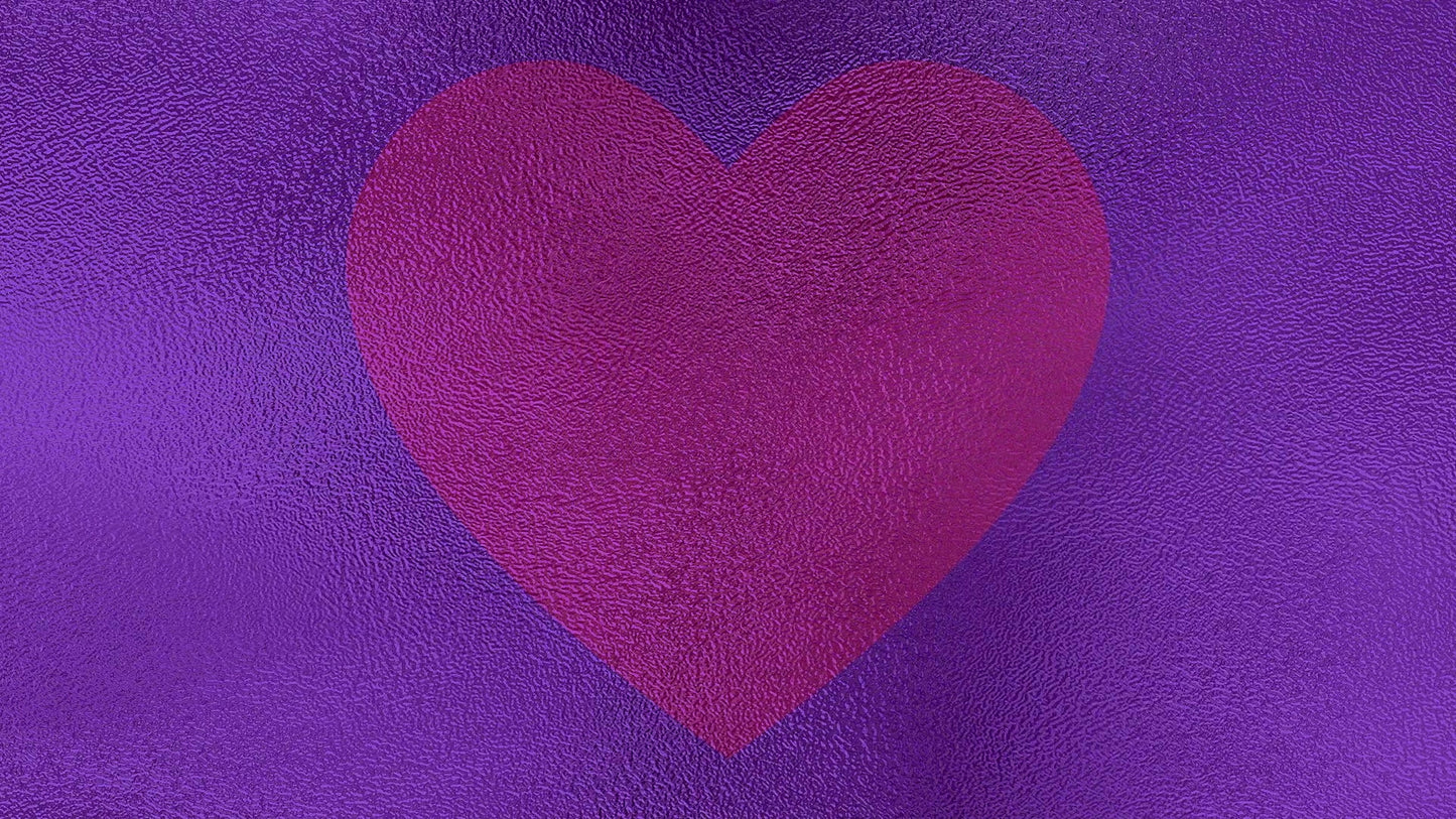 Valentine Foil Purple Still