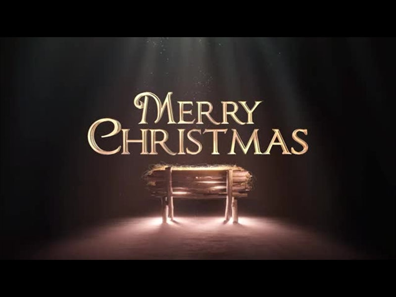 Manger: Merry Christmas 04