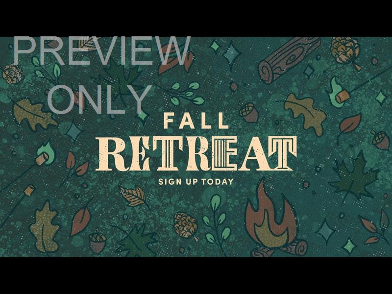 Festive Fall Fall Retreat Title Still