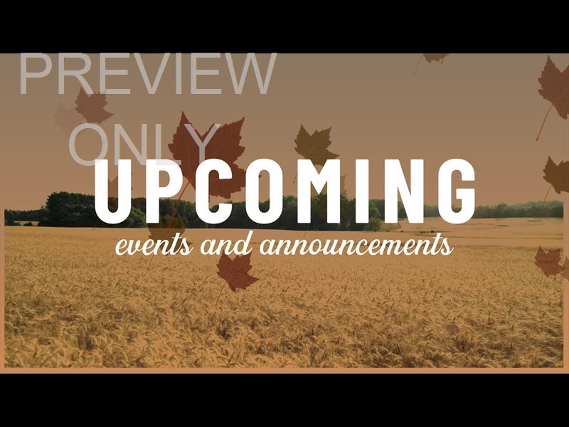 Harvest Upcoming Still