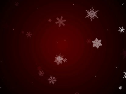 Snowfall Loop Red