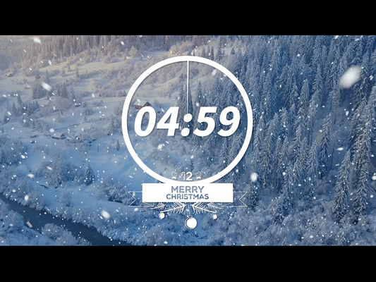 Five Minute Winter Christmas Countdown