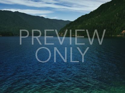 Mountain Pines Vibrant Lake