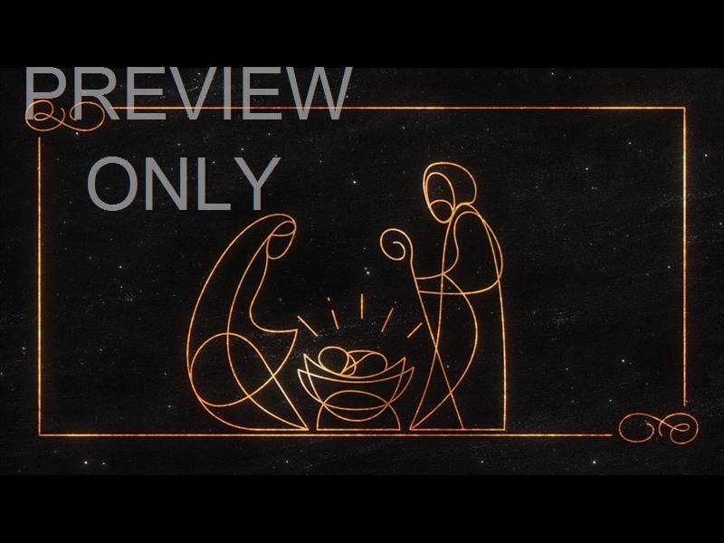 Star Of Wonder Nativity Charcoal