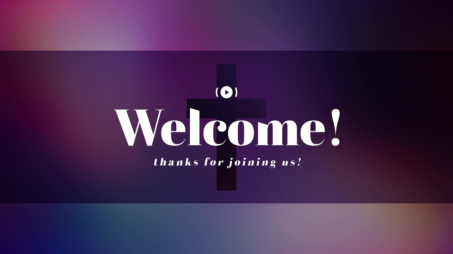 Vibrant Crosses Welcome Stream