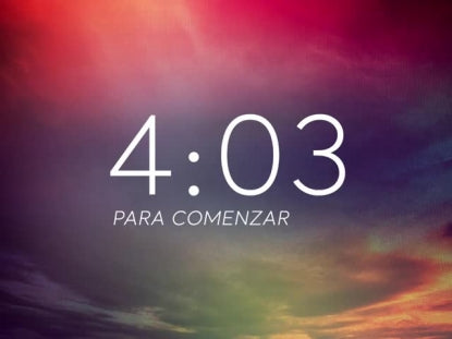 Vivid Skies Countdown Spanish