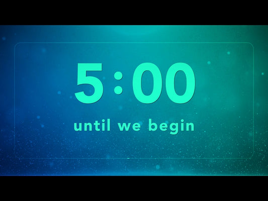 Aqua Blue Countdown