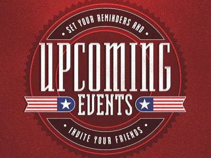 Memorial Badge Upcoming Events