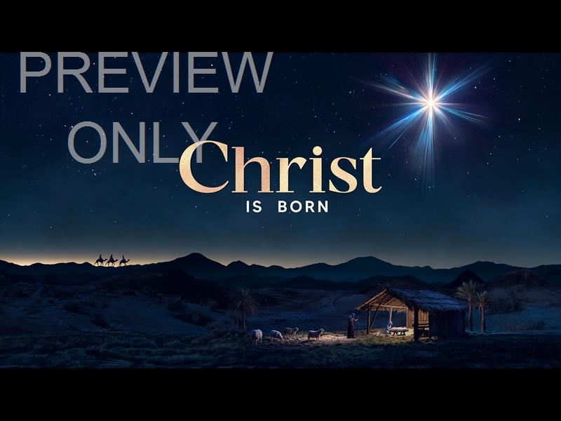 Christmas Promise Christ Is Born Still