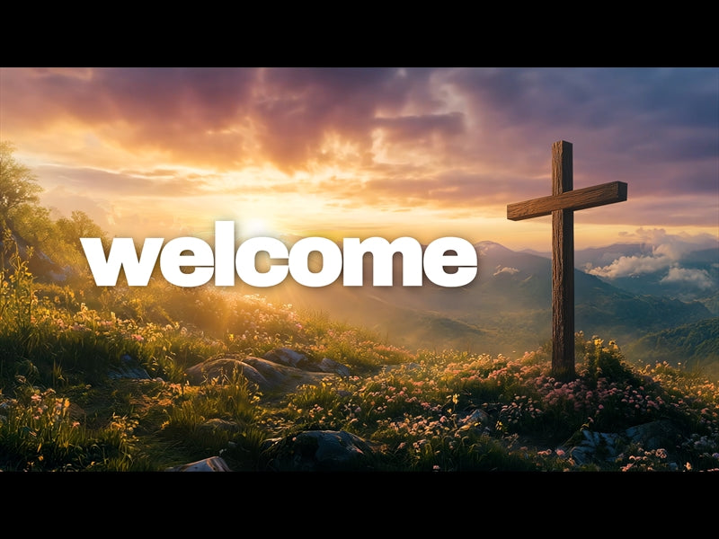 Beautiful Cross Welcome Loop